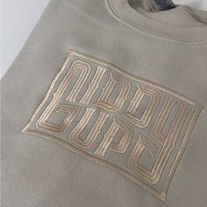 Embroidered sweatshirt